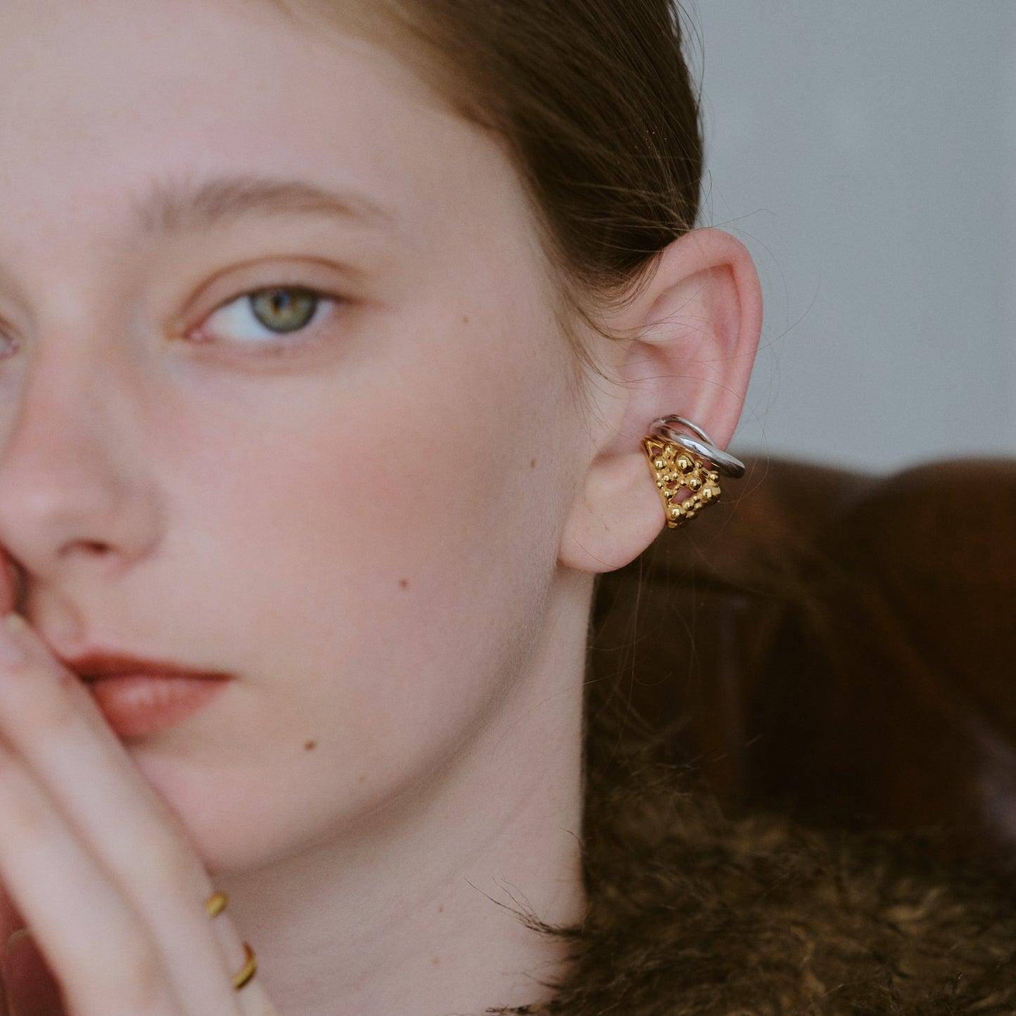 Bubble Form Ear Cuff