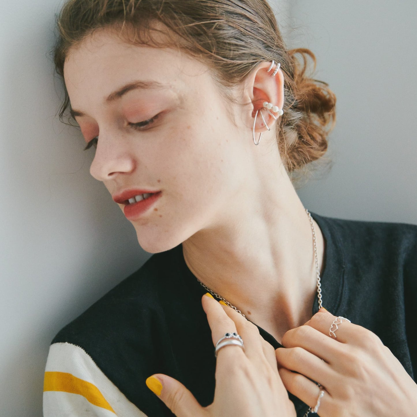 Triple Long Ear Cuff