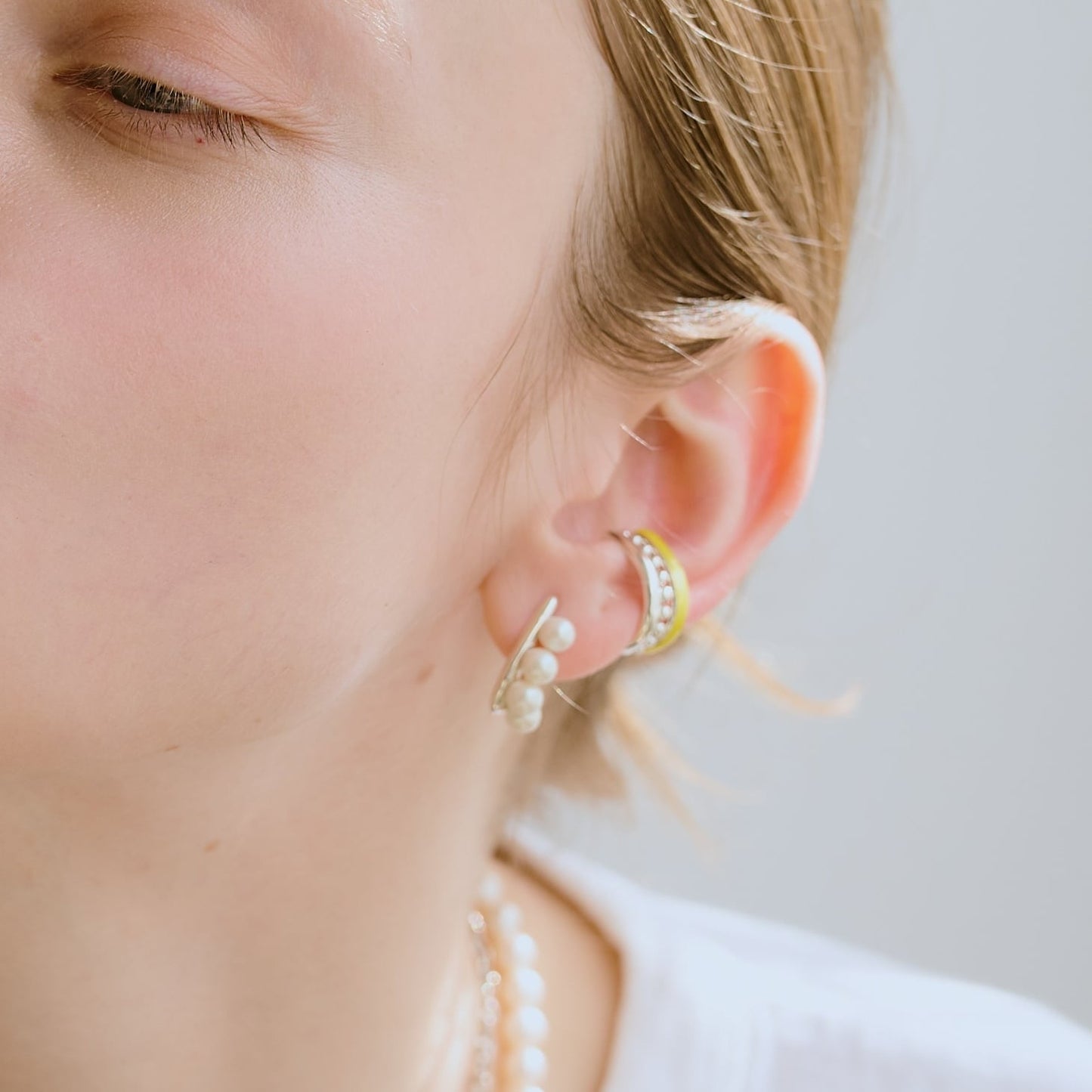 Orbit Ball Ear Cuff