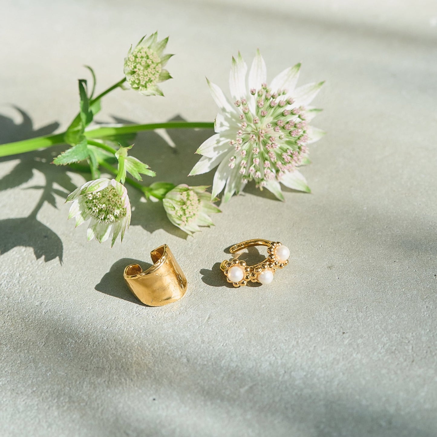 Wide Rough Plate Ear Cuff