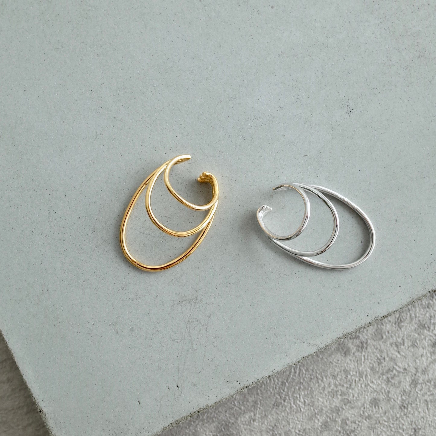 Triple Long Ear Cuff