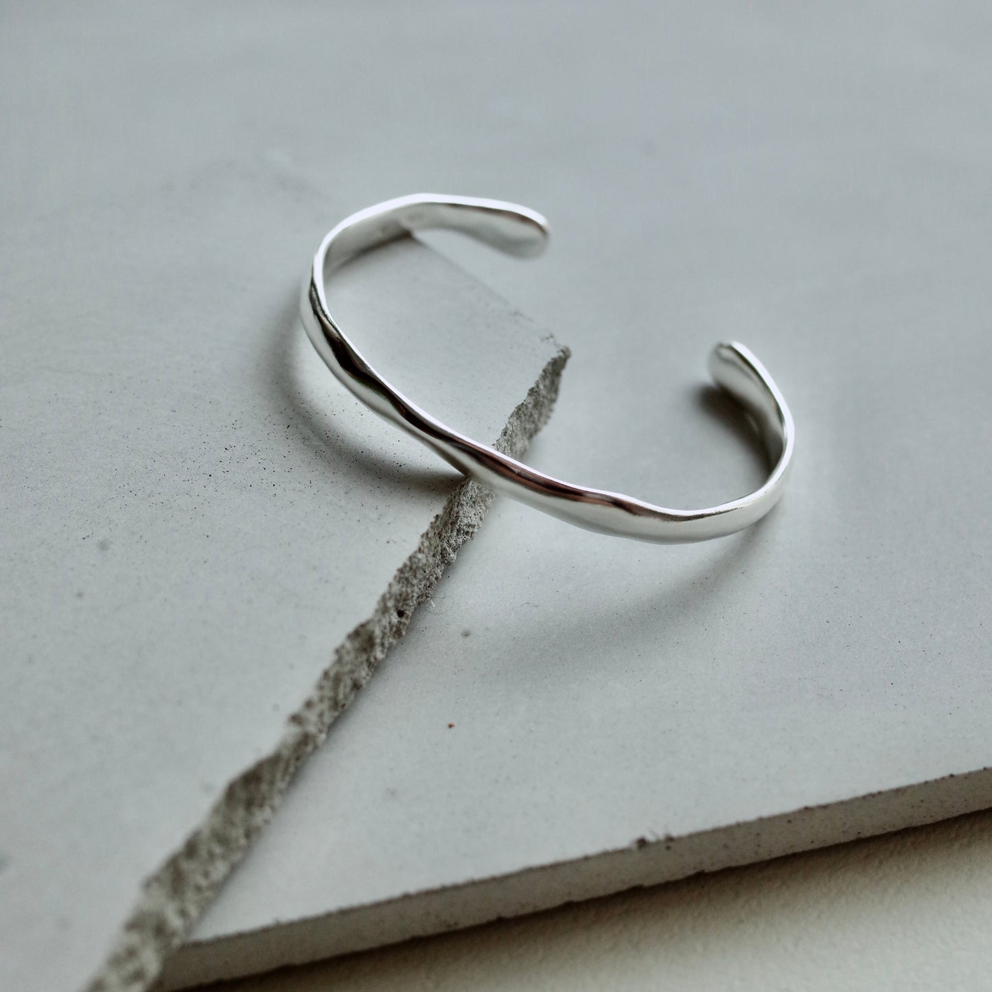 Rough Plate Bangle