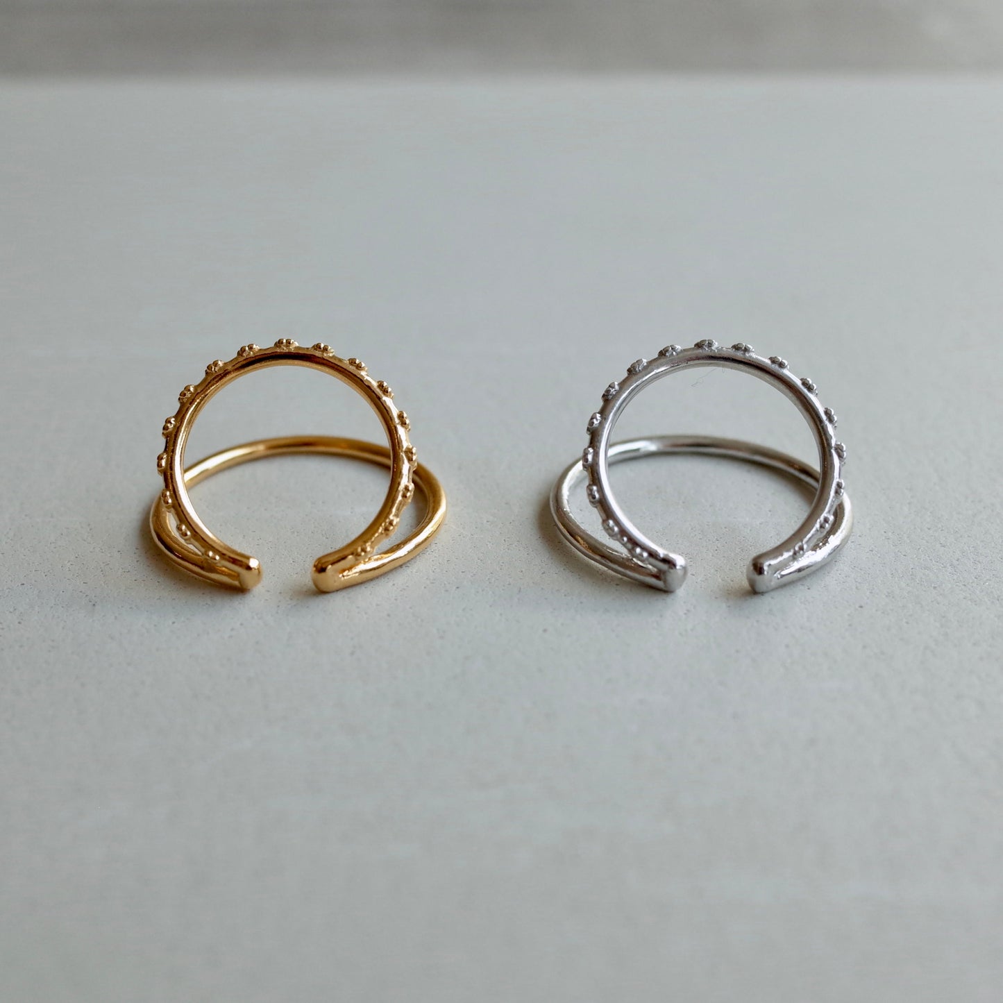 Two Strands Tsubu Ear Cuff