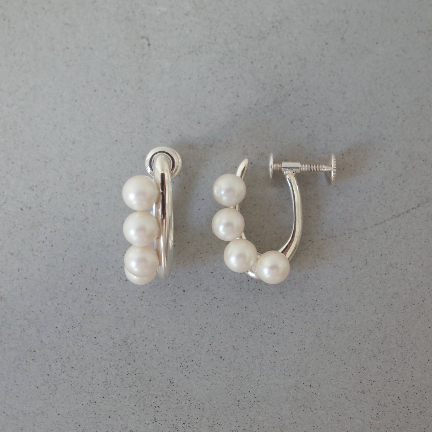 Quad Pearl Earring