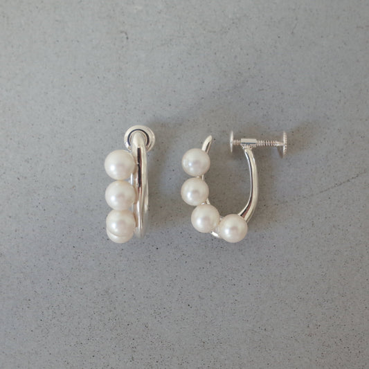 Quad Pearl Earring
