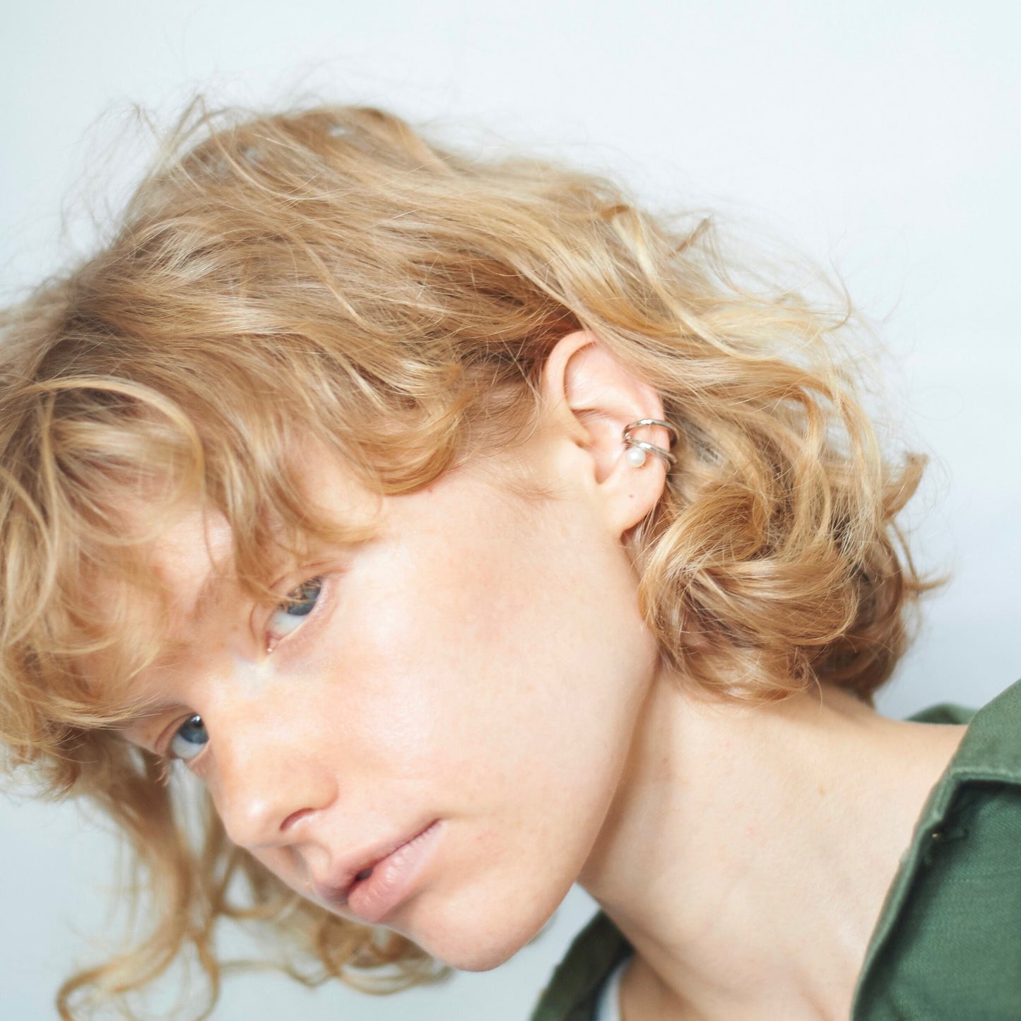 Small Two Strands Ear Cuff