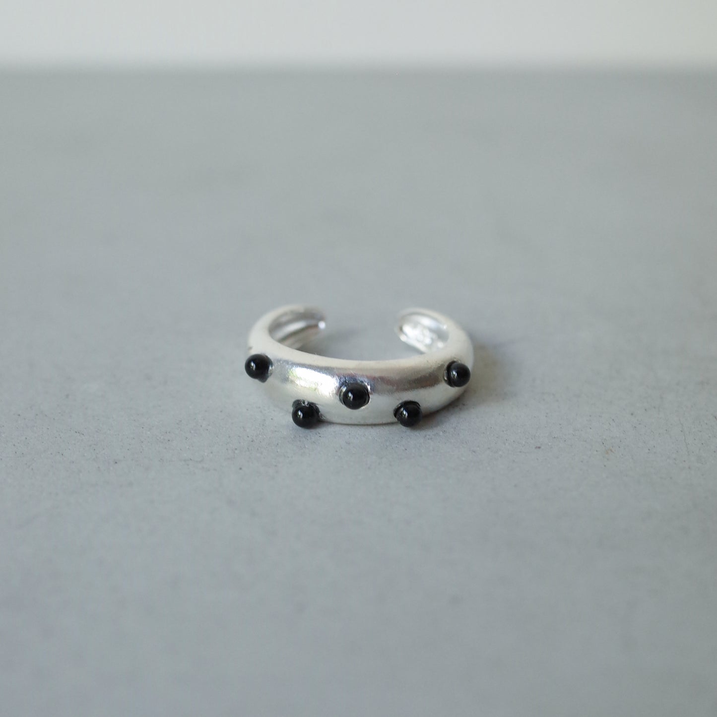 Black Pebble Ring