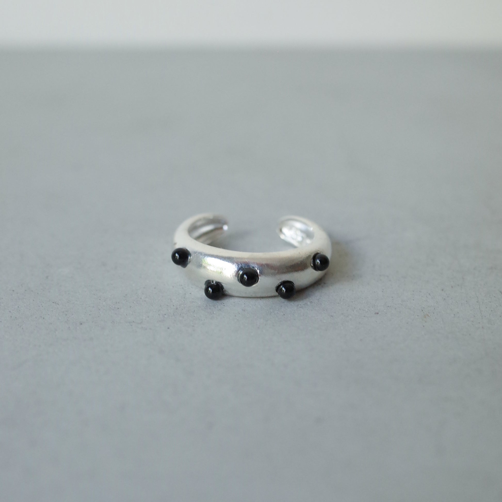 Black Pebble Ring