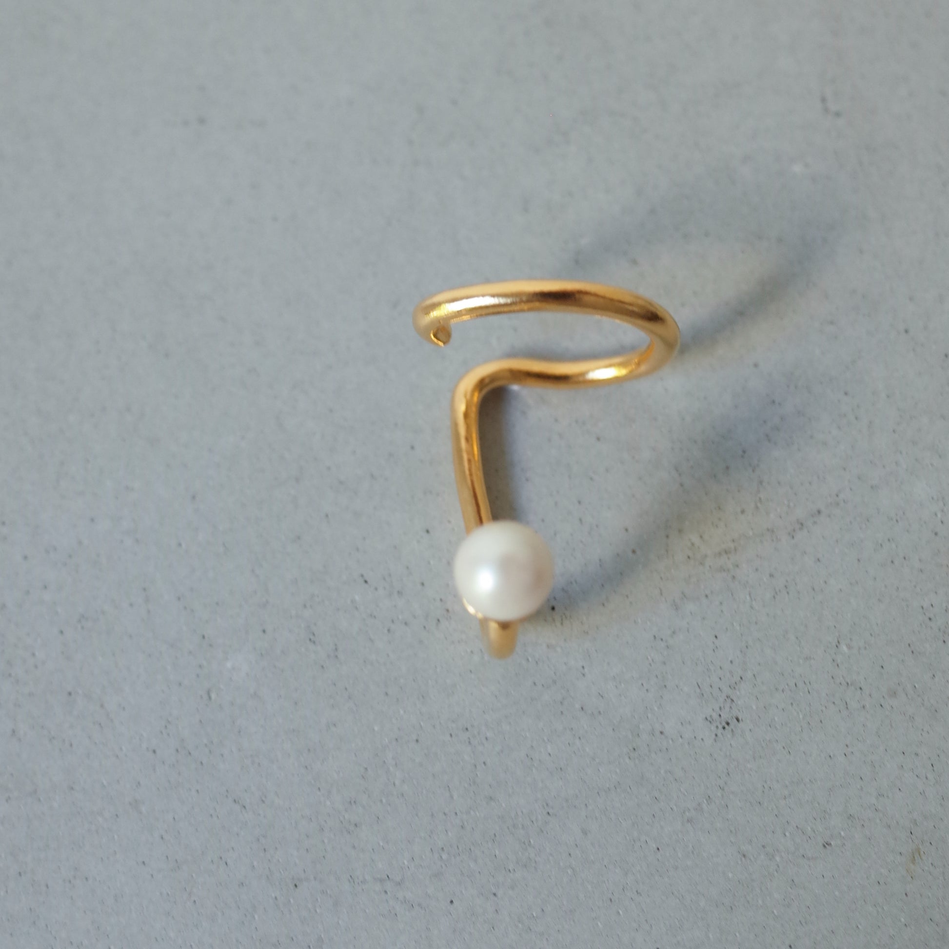 Pearl Drop Ear Cuff