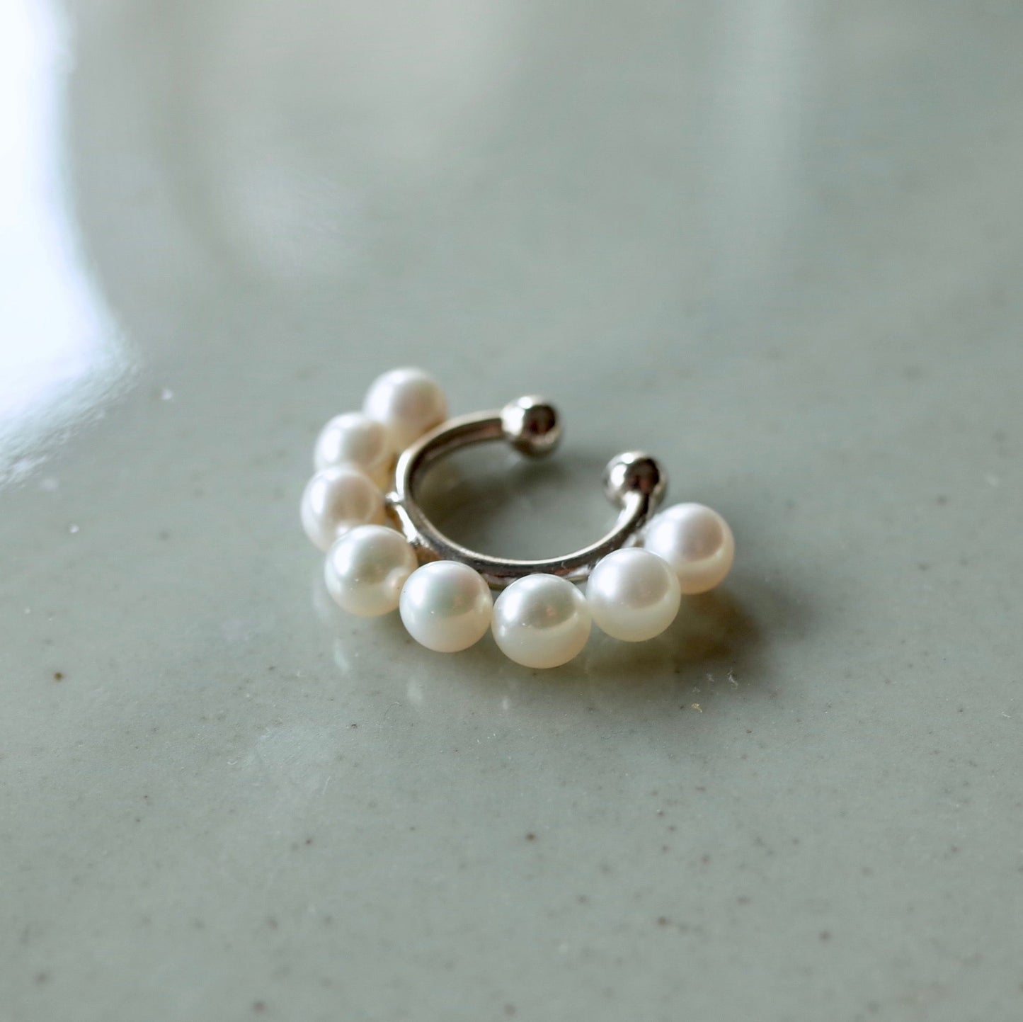 Eight Pearl Ear Cuff