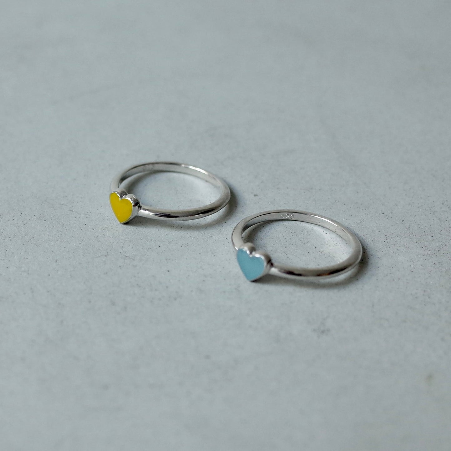 Resin Heart Ring