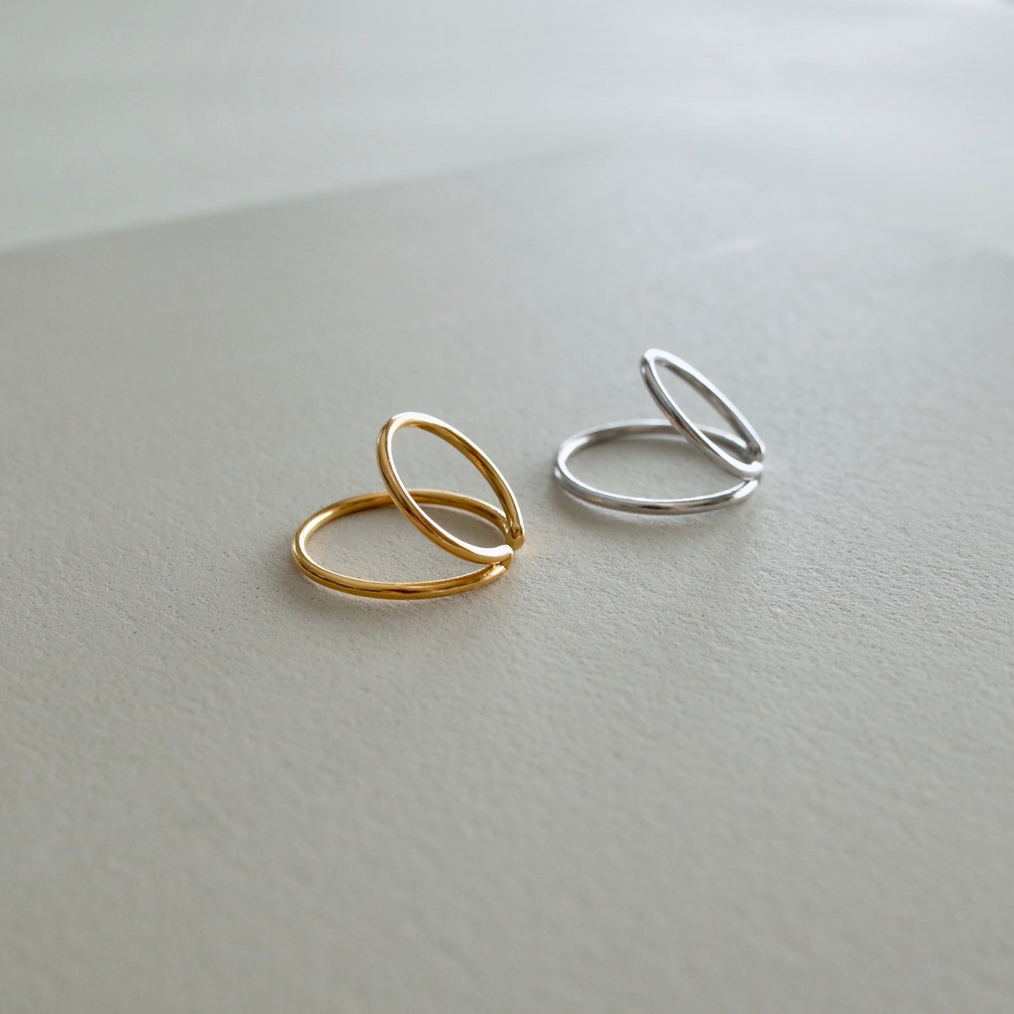 Large Two Strands Ear Cuff