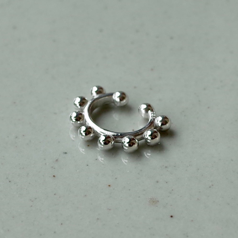 Eight Ball Ear Cuff