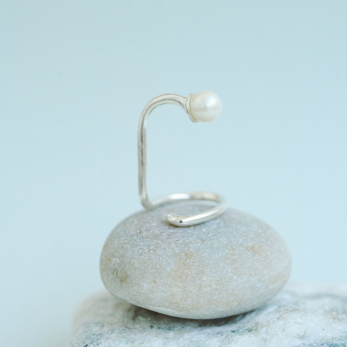 Pearl Drop Ear Cuff