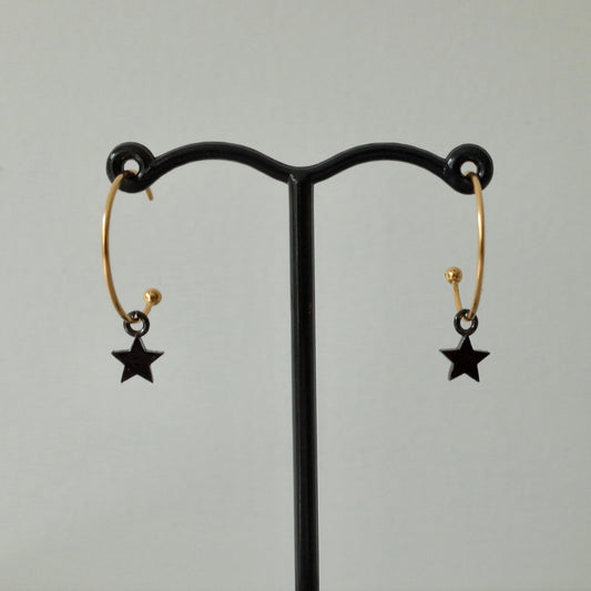 Star Hoop Pierce