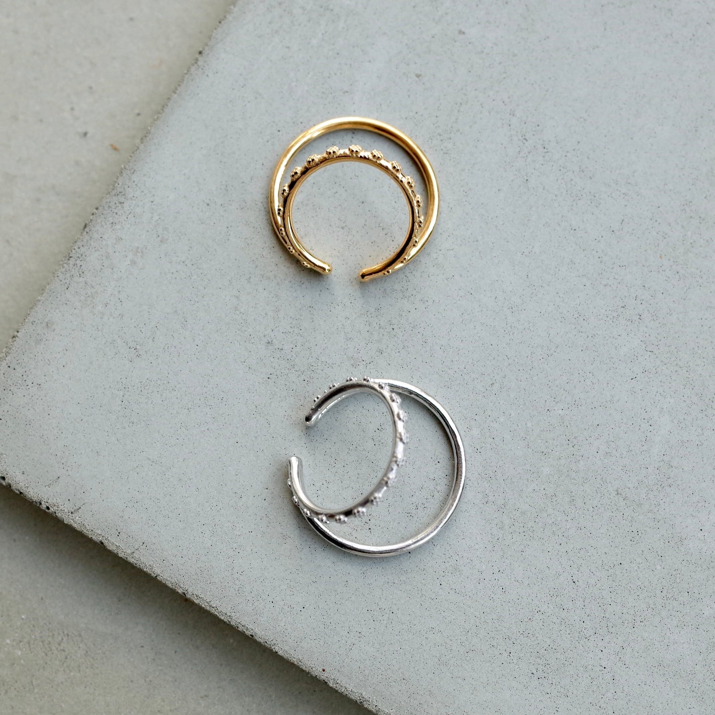 Two Strands Tsubu Ear Cuff