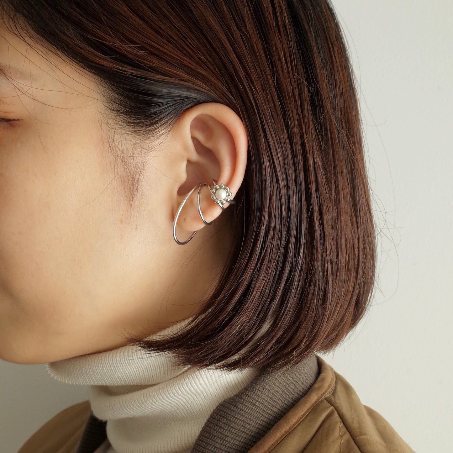 Triple Long Ear Cuff