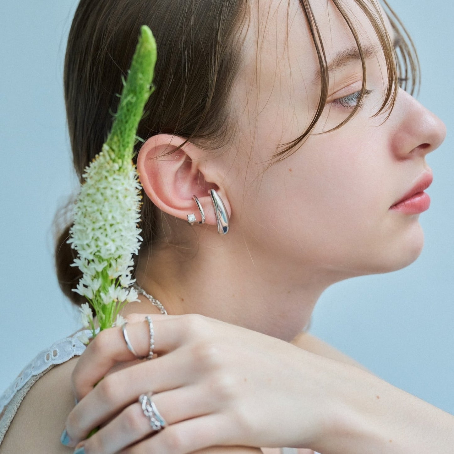 Earlobe Zirconia Ear Cuff