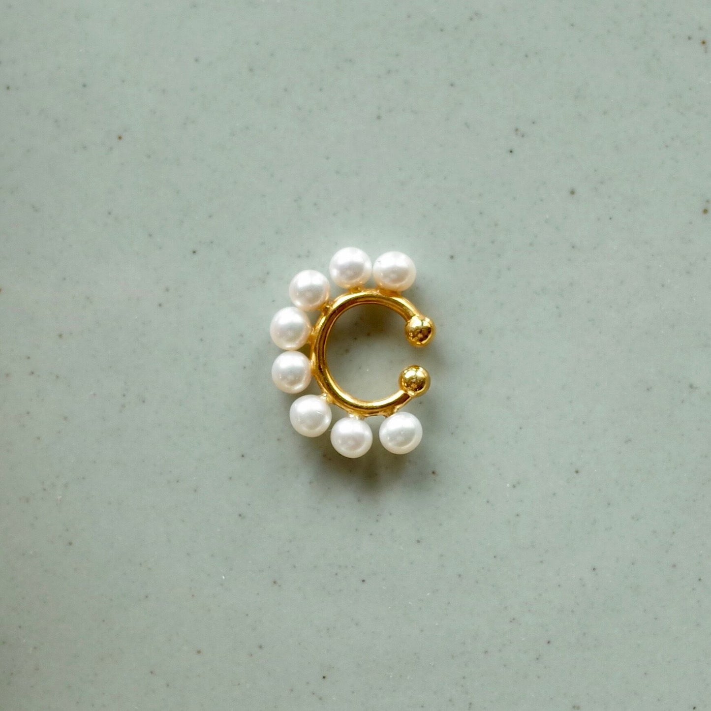 Eight Pearl Ear Cuff