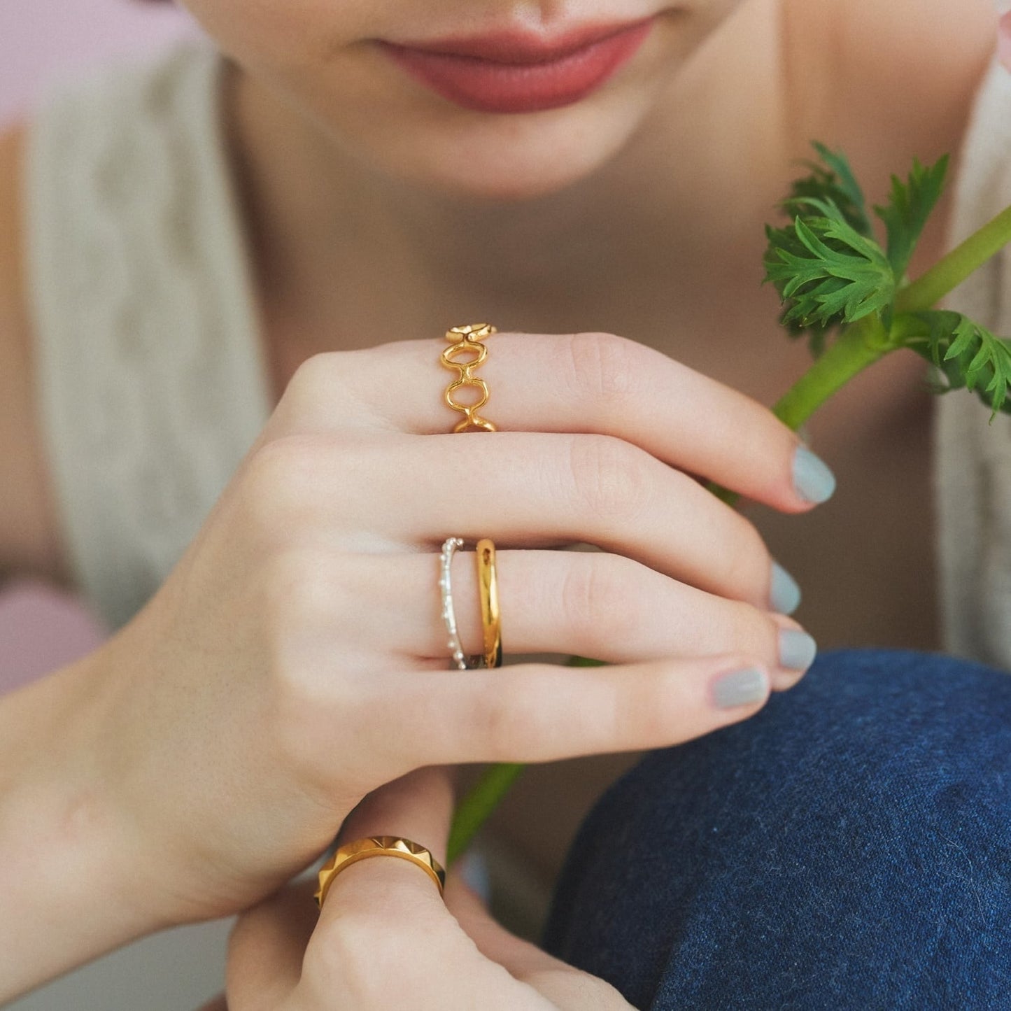 Wavy Pattern Ring