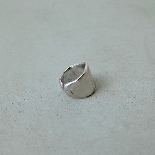 Wide Rough Plate Ear Cuff