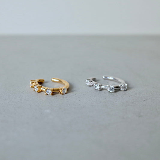 Quad Zirconia Ear Cuff