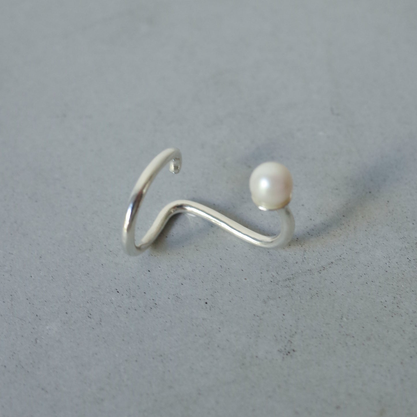 Pearl Drop Ear Cuff