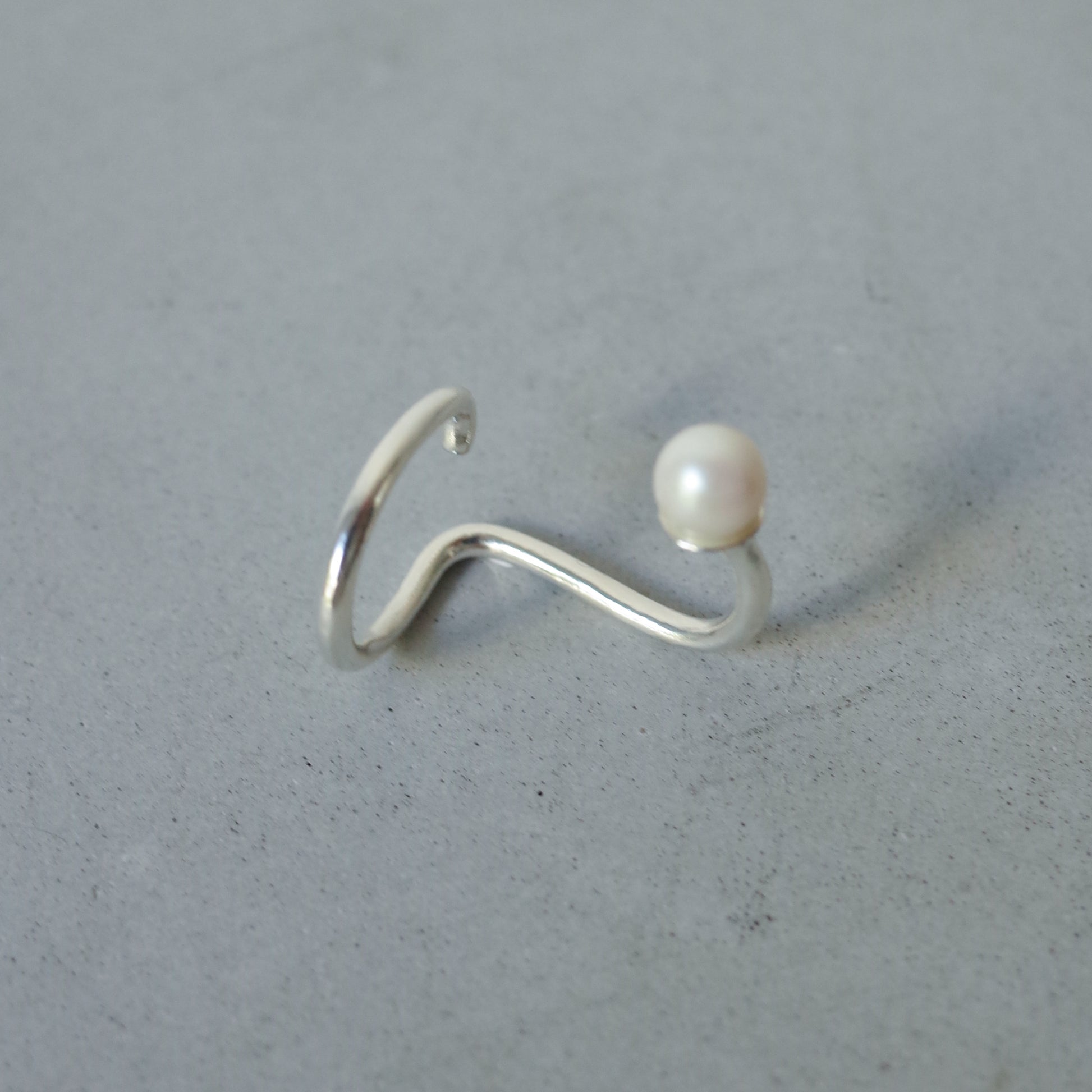 Pearl Drop Ear Cuff