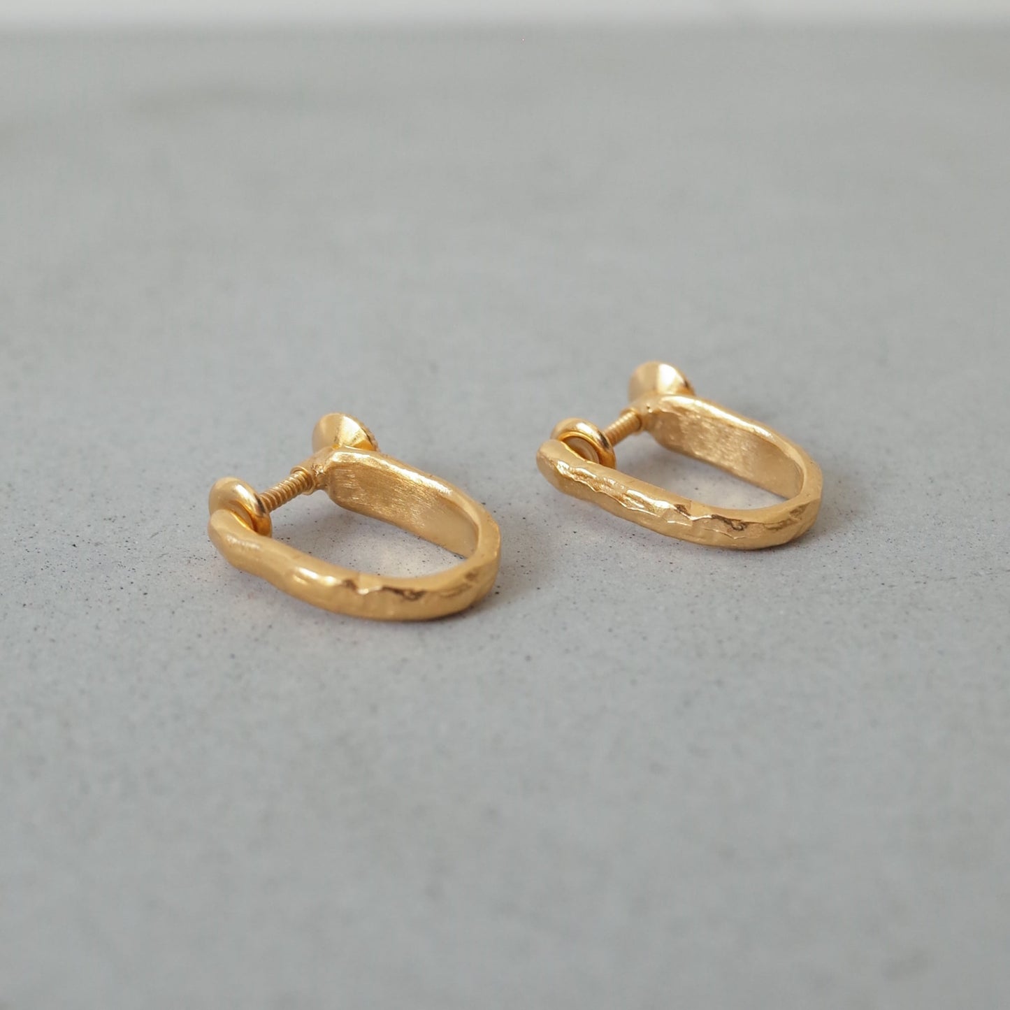 Rough Plate Earring