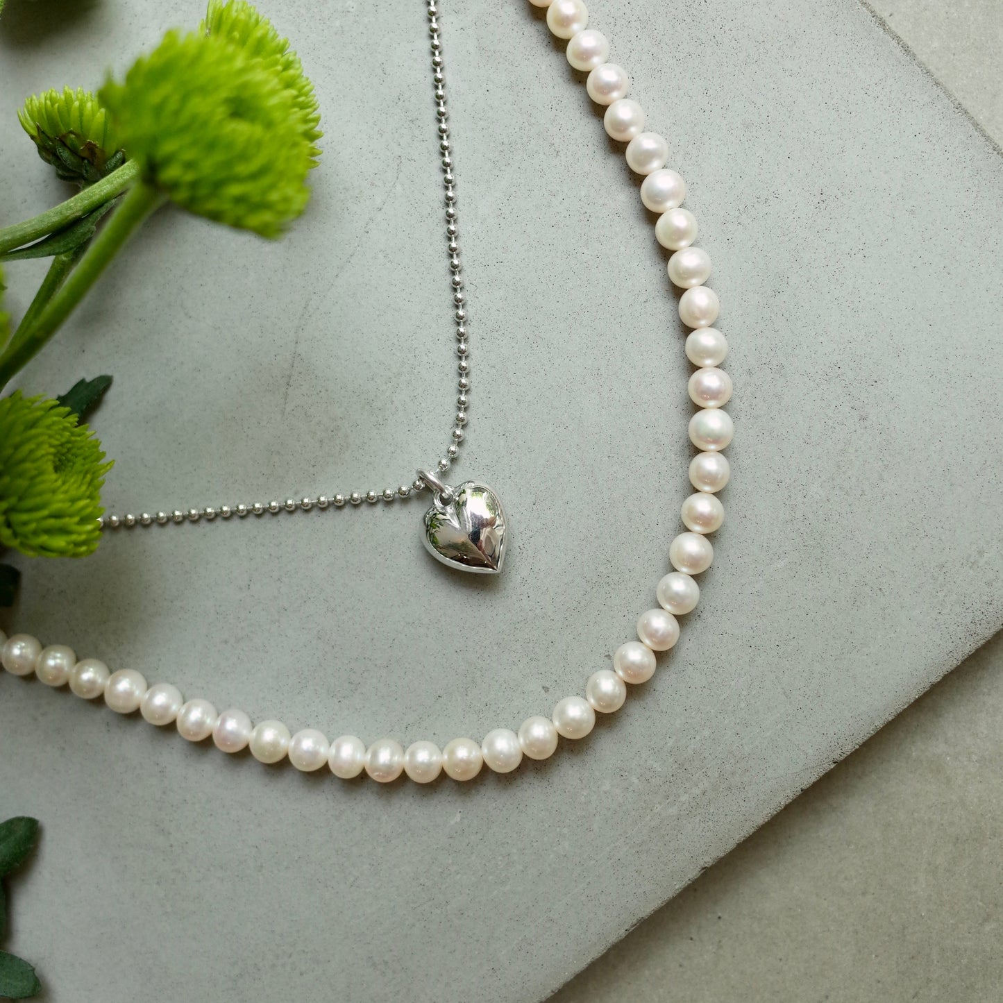 Round Heart Necklace