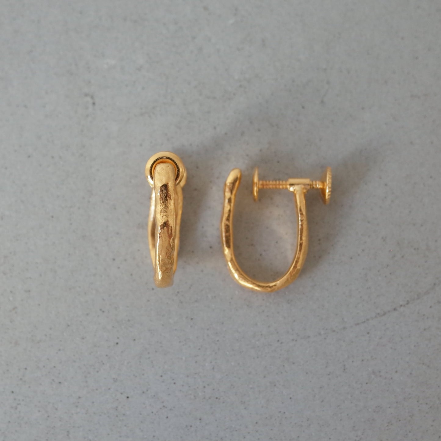 Rough Plate Earring