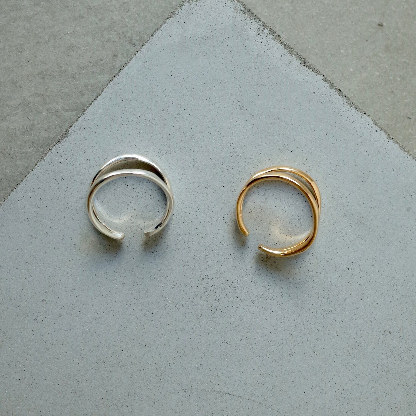 Two Strands Rough Ring