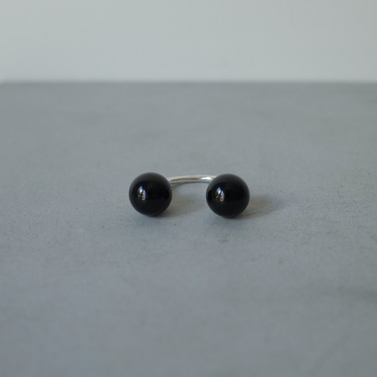 Onyx Open Ring