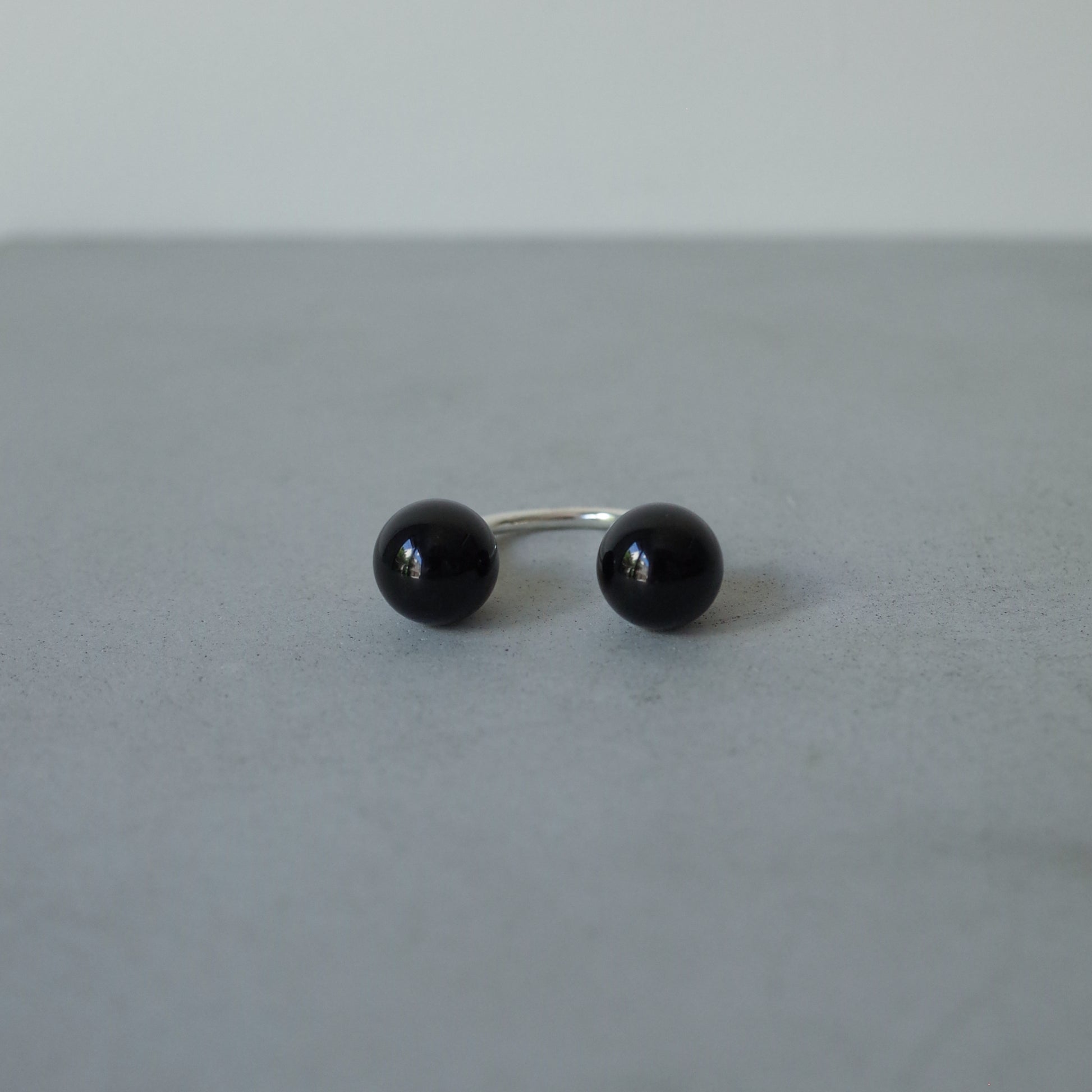 Onyx Open Ring