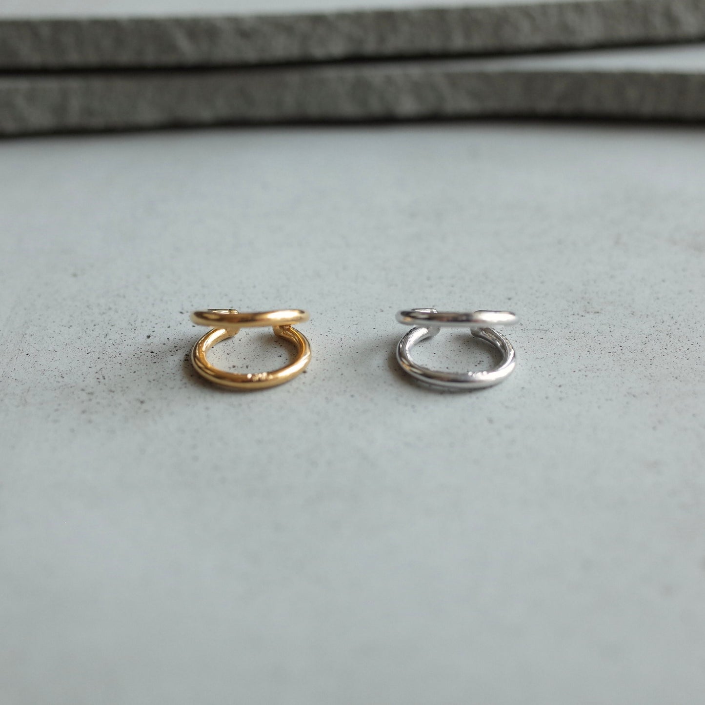 Small Two Strands Ear Cuff