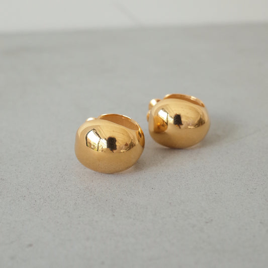 Large Round Shell Earring