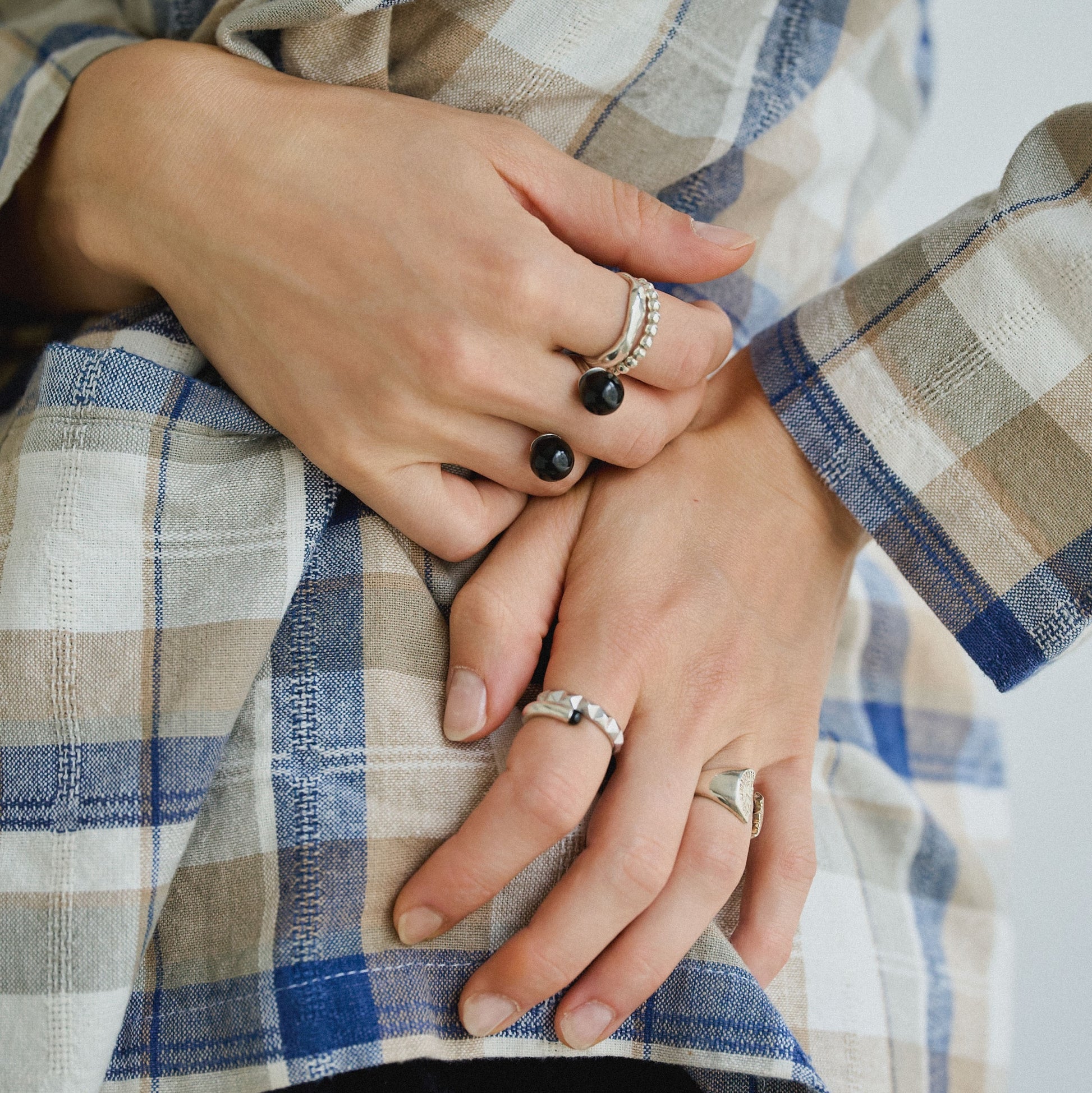 Onyx Open Ring