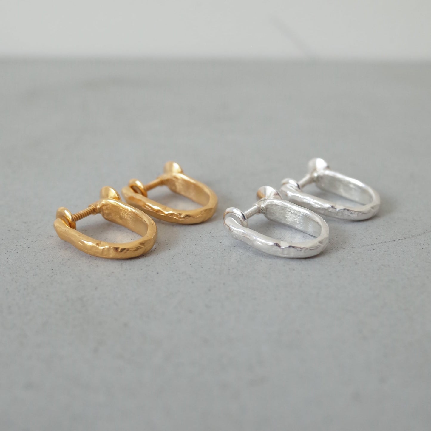 Rough Plate Earring