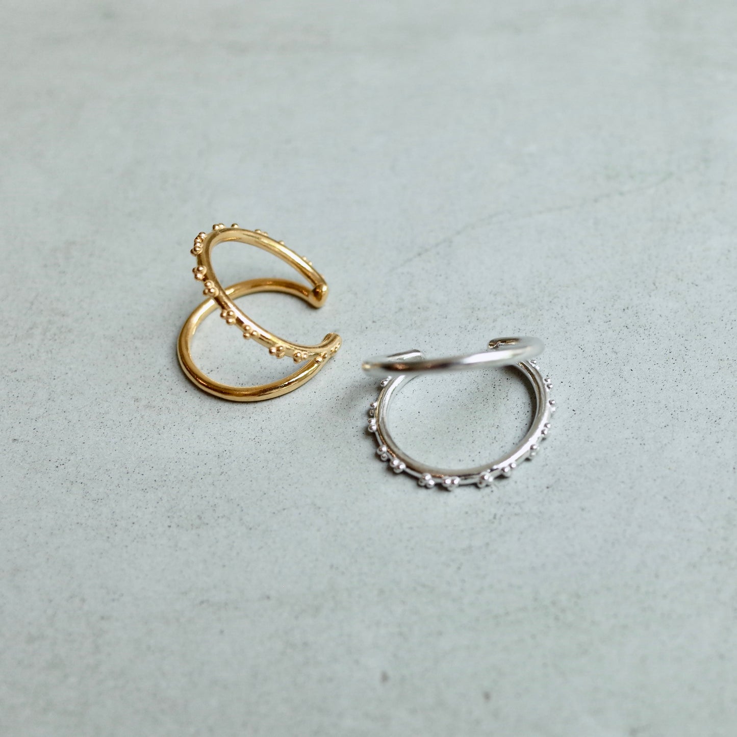 Two Strands Tsubu Ring