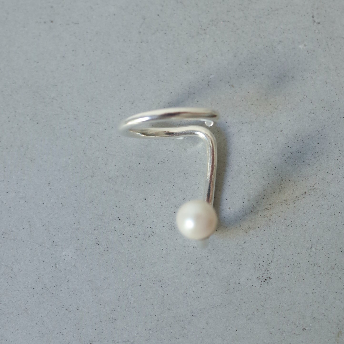 Pearl Drop Ear Cuff