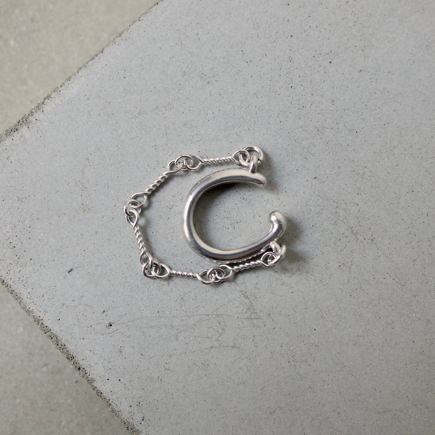 Flat AddChain Ear Cuff