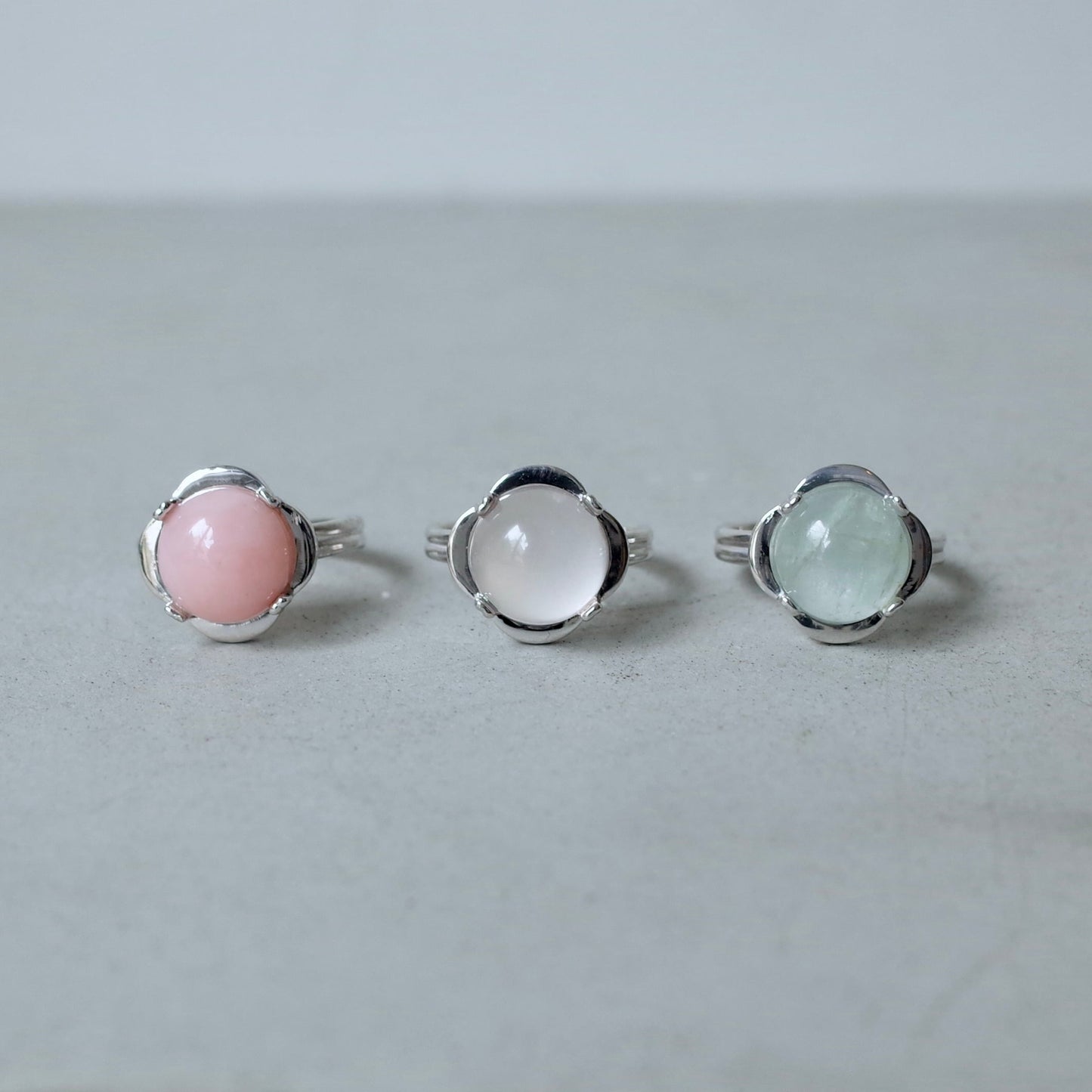 Flower Stone Ring