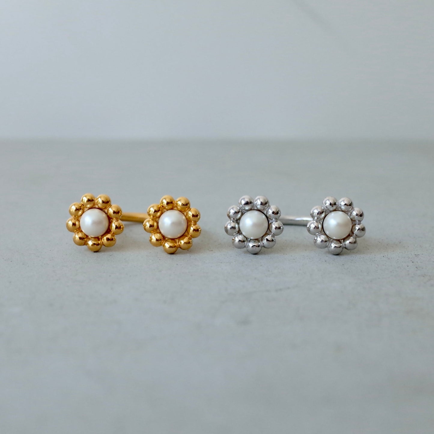 Flower Pearl Ring