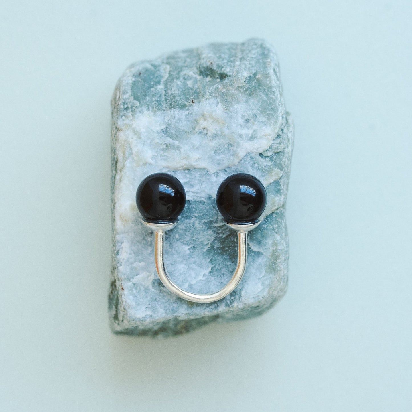 Onyx Open Ring