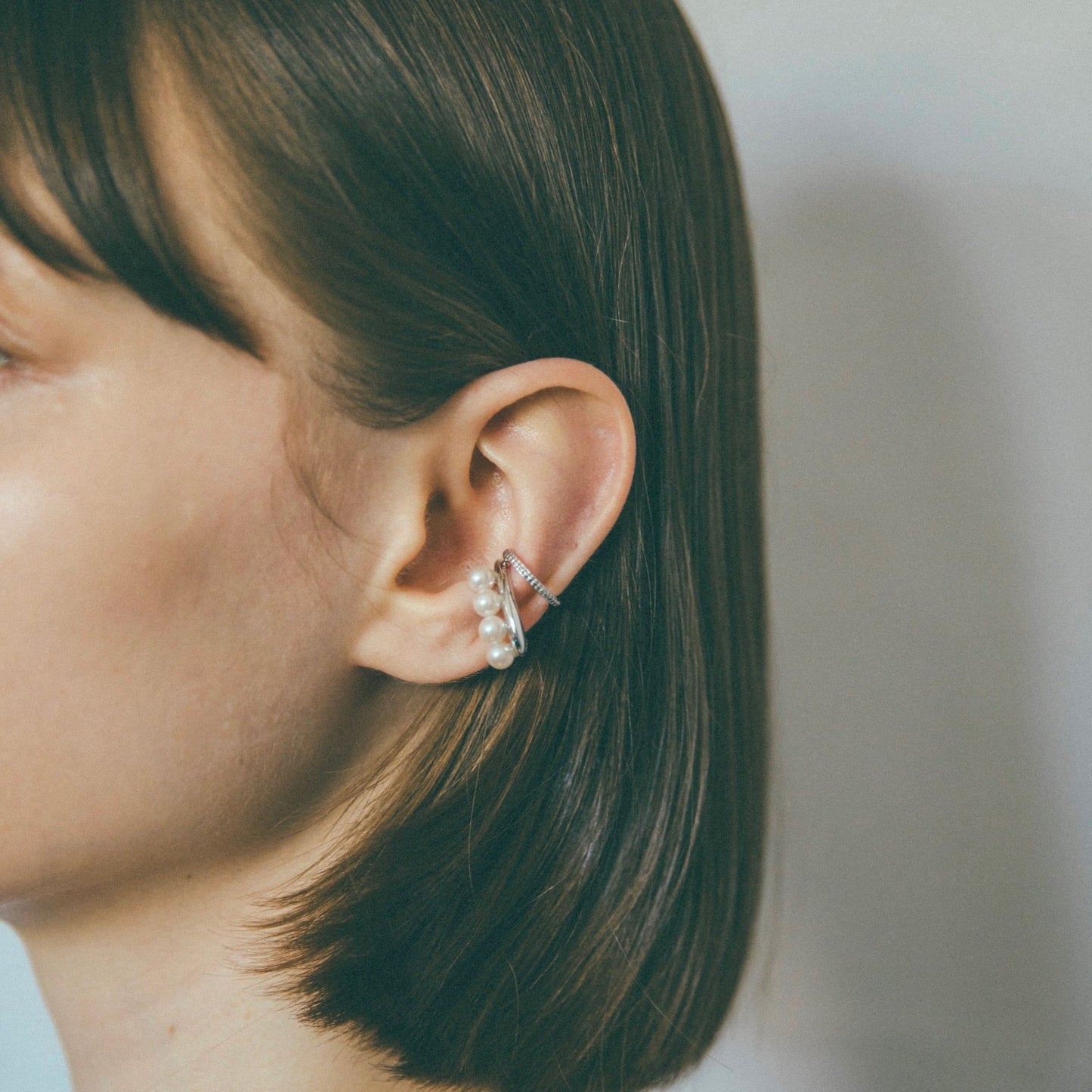 Quad Pearl HawkClaw Ear Cuff