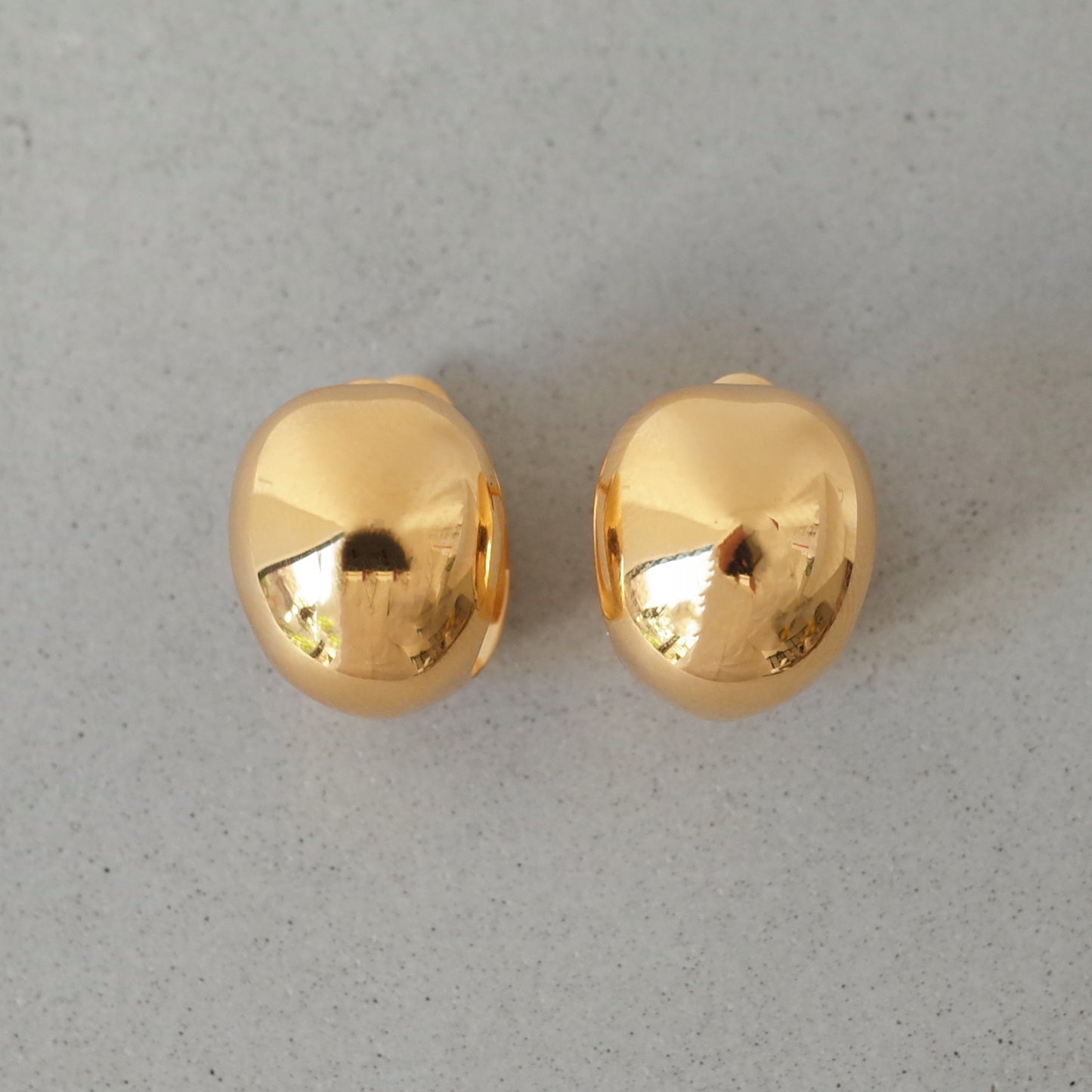 Large Round Shell Earring