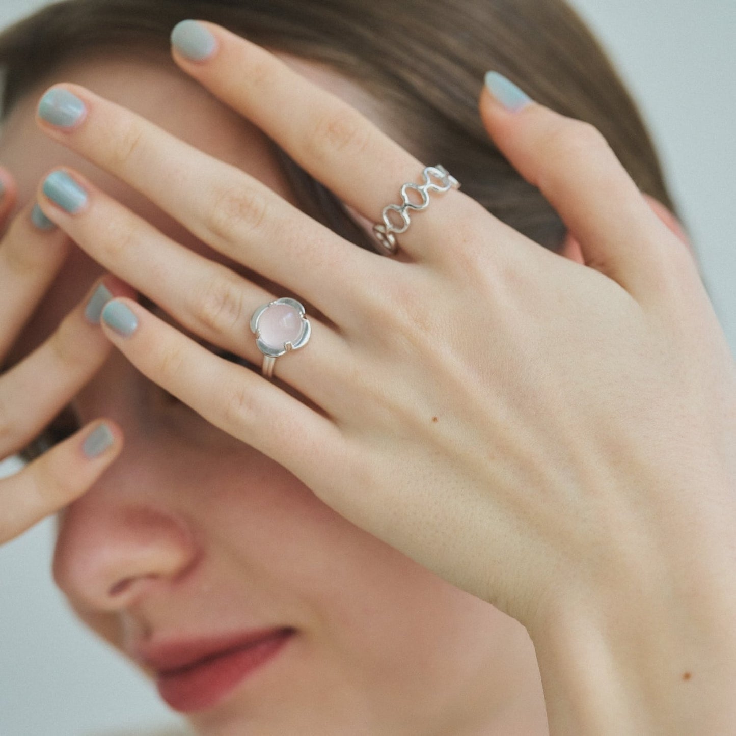 Flower Stone Ring
