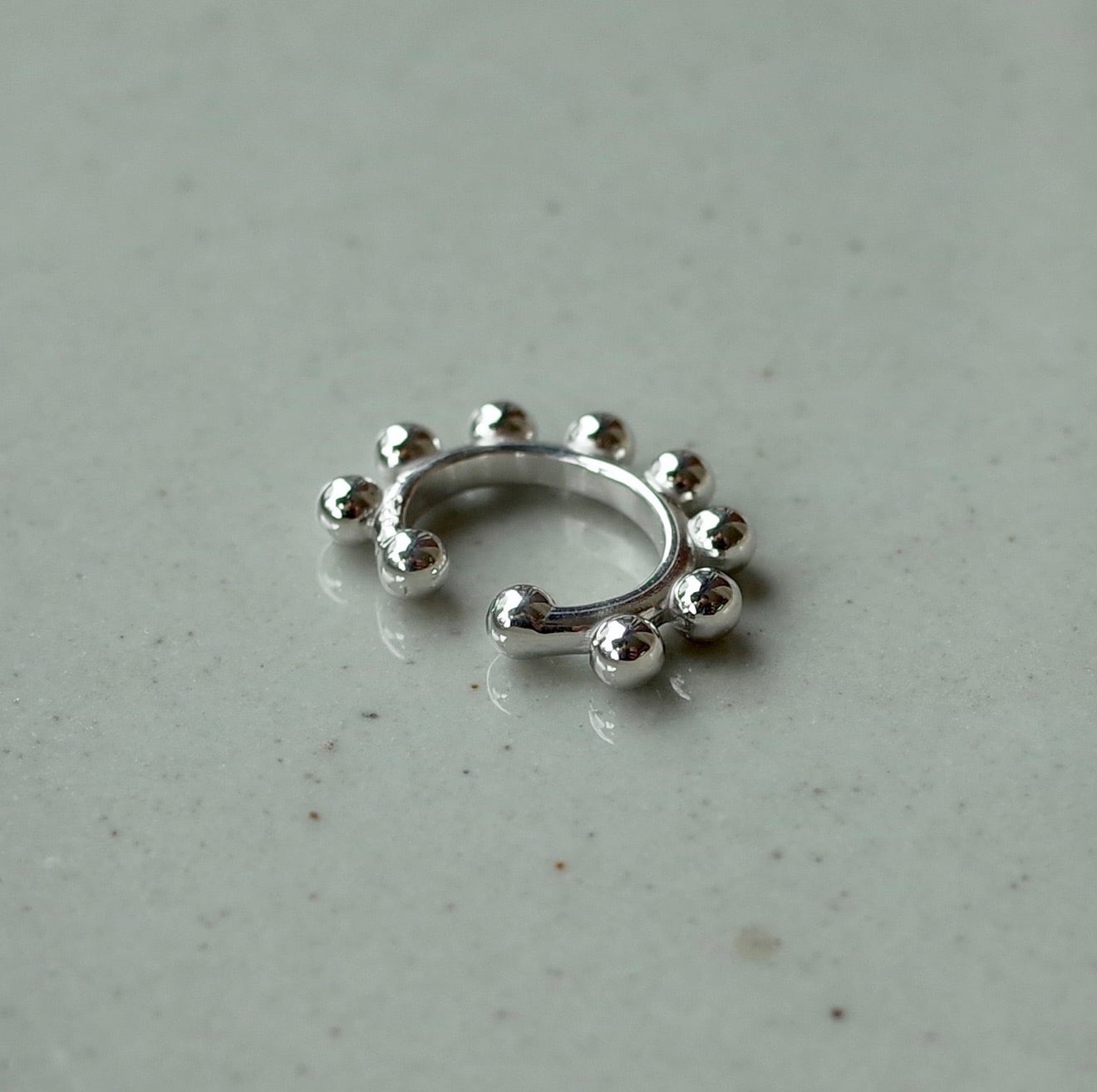 Eight Ball Ear Cuff