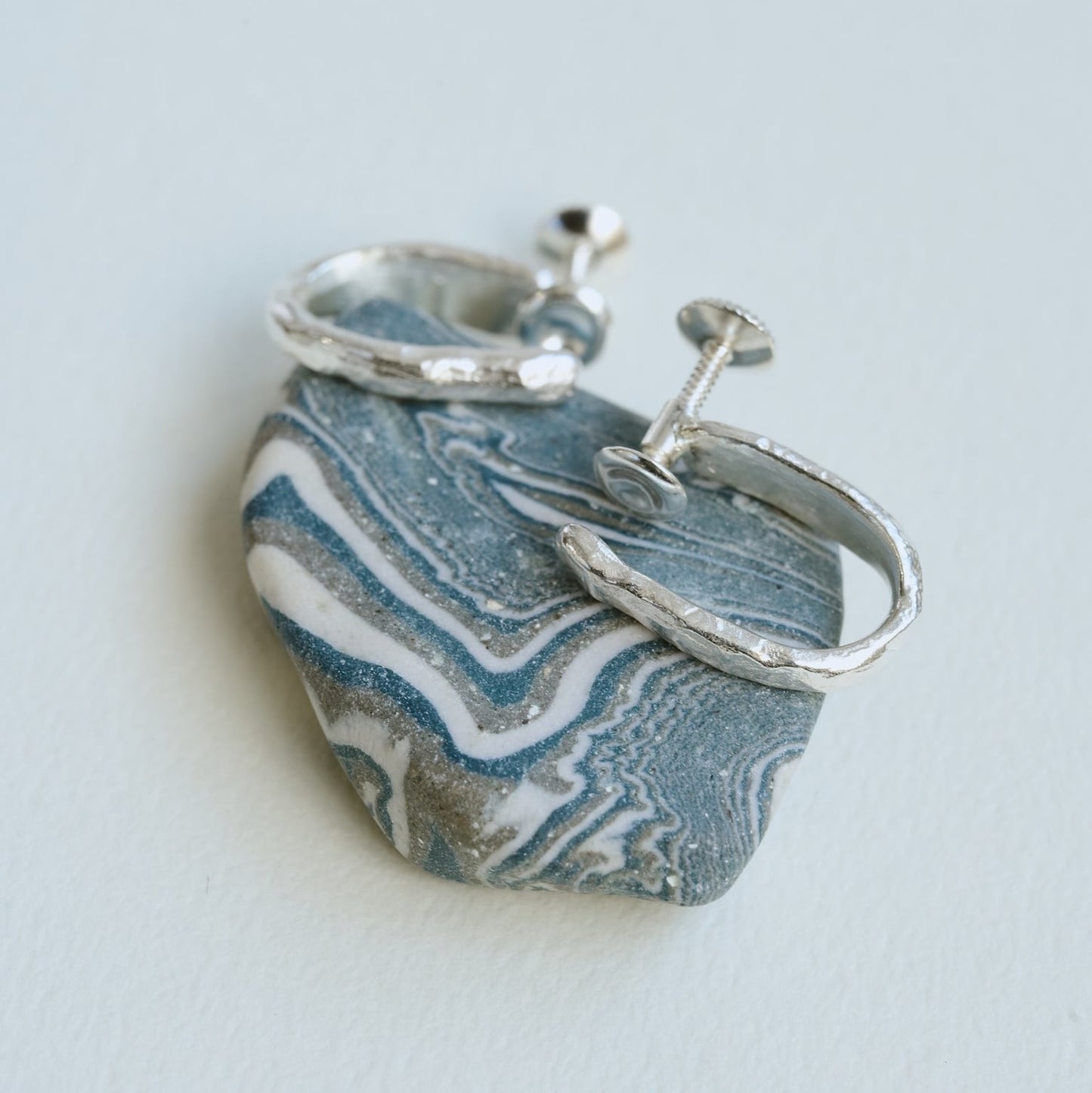 Rough Plate Earring