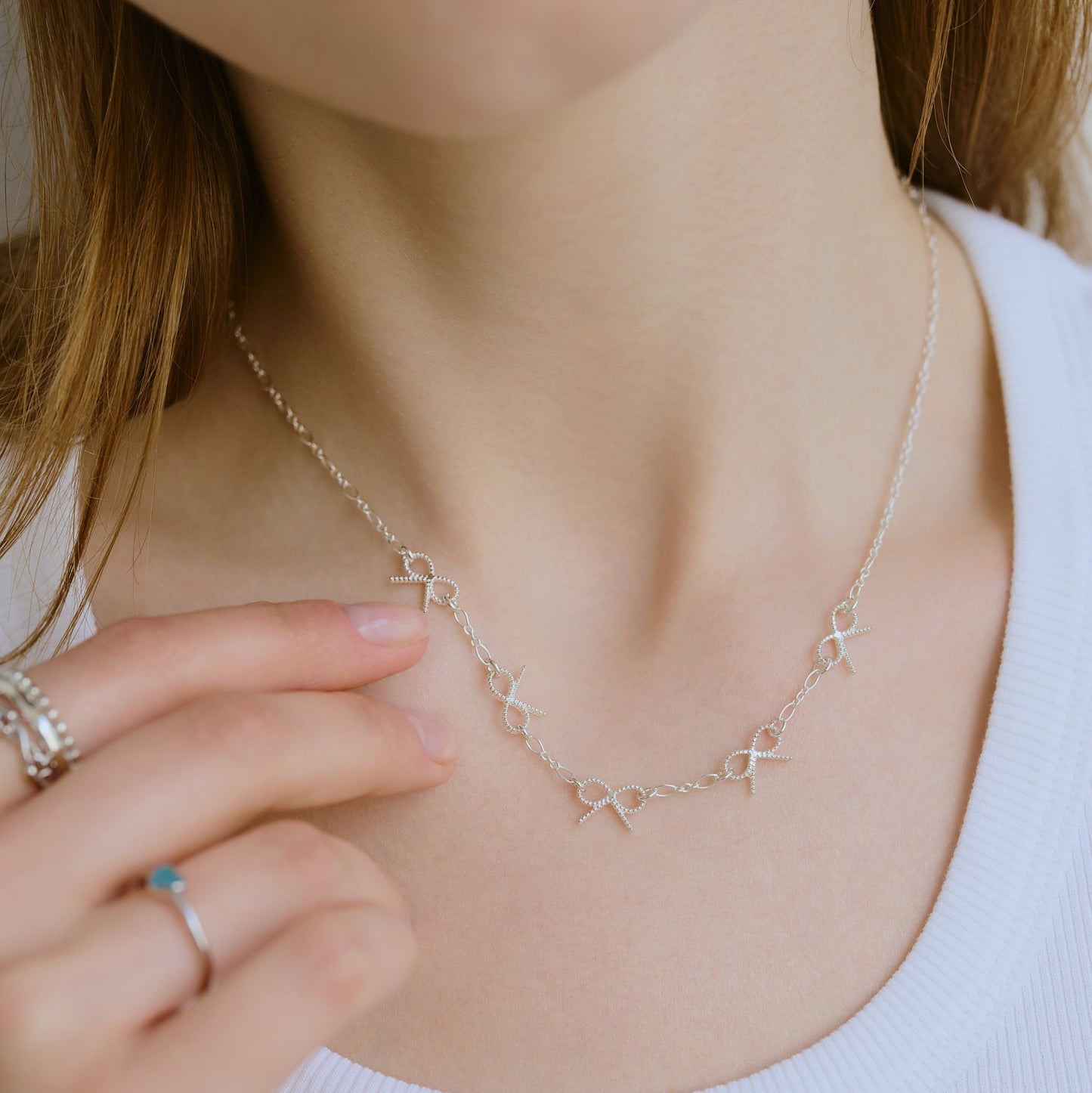 Ribbon Chain Necklace